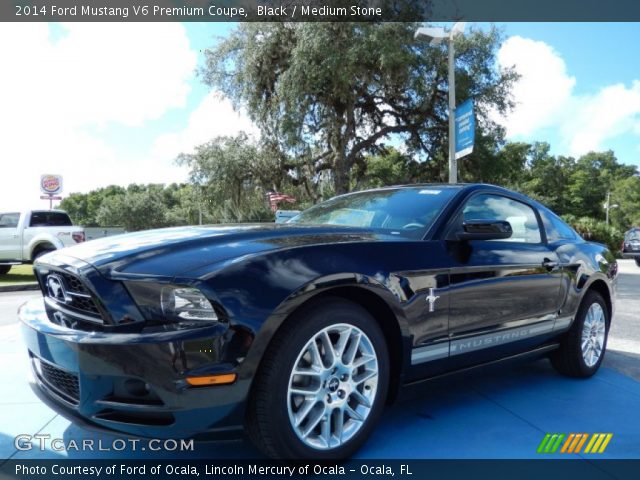 2014 Ford Mustang V6 Premium Coupe in Black