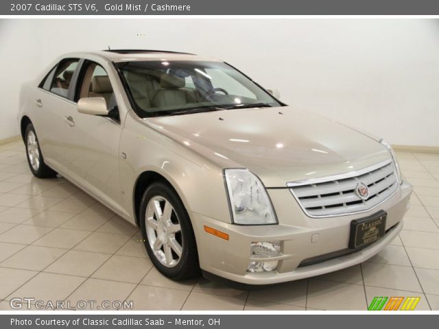 2007 Cadillac STS V6 in Gold Mist