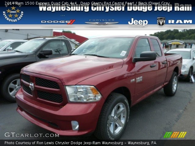 2014 Ram 1500 Express Quad Cab 4x4 in Deep Cherry Red Crystal Pearl