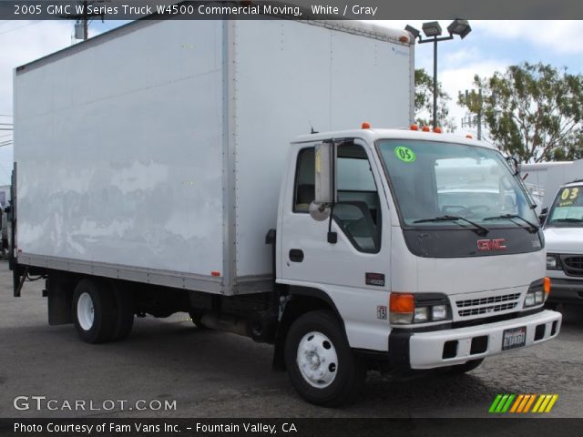 2005 GMC W Series Truck W4500 Commercial Moving in White