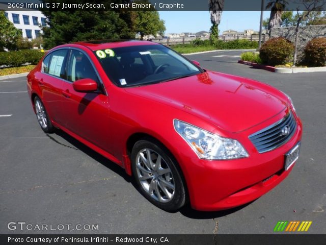 2009 Infiniti G 37 Journey Sedan in Garnet Ember