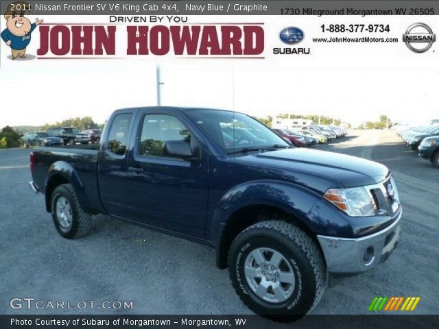 2011 Nissan Frontier SV V6 King Cab 4x4 in Navy Blue