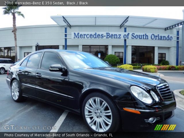 2008 Mercedes-Benz E 350 Sedan in Black