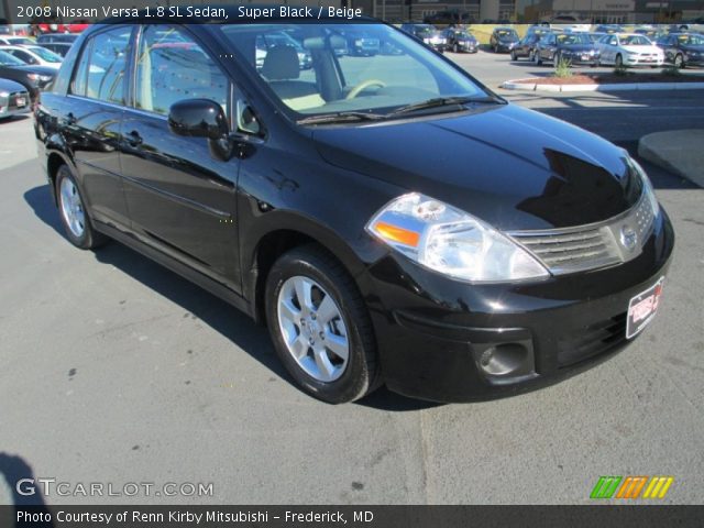 2008 Nissan Versa 1.8 SL Sedan in Super Black
