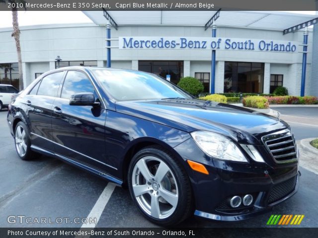 2010 Mercedes-Benz E 350 Sedan in Capri Blue Metallic