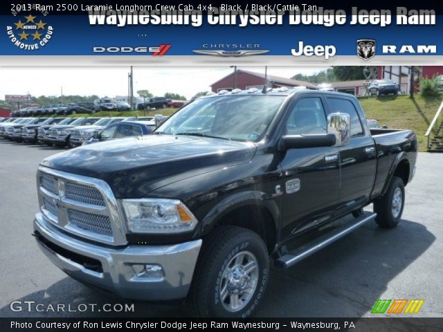 2013 Ram 2500 Laramie Longhorn Crew Cab 4x4 in Black