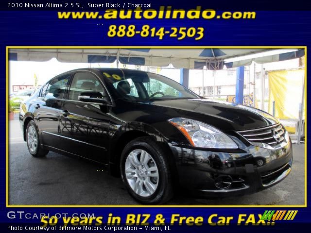 2010 Nissan Altima 2.5 SL in Super Black