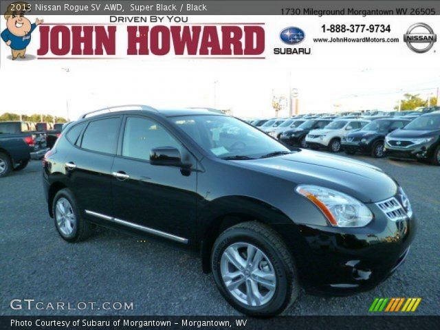 2013 Nissan Rogue SV AWD in Super Black