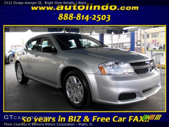 2012 Dodge Avenger SE in Bright Silver Metallic