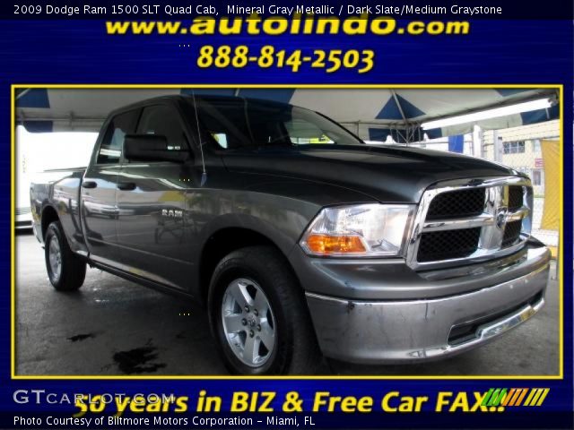 2009 Dodge Ram 1500 SLT Quad Cab in Mineral Gray Metallic