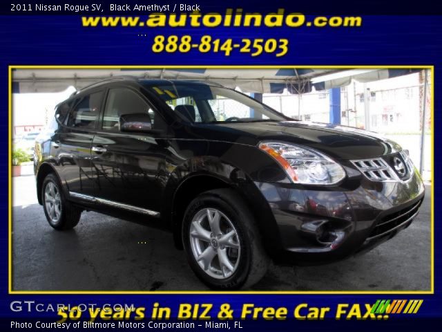 2011 Nissan Rogue SV in Black Amethyst