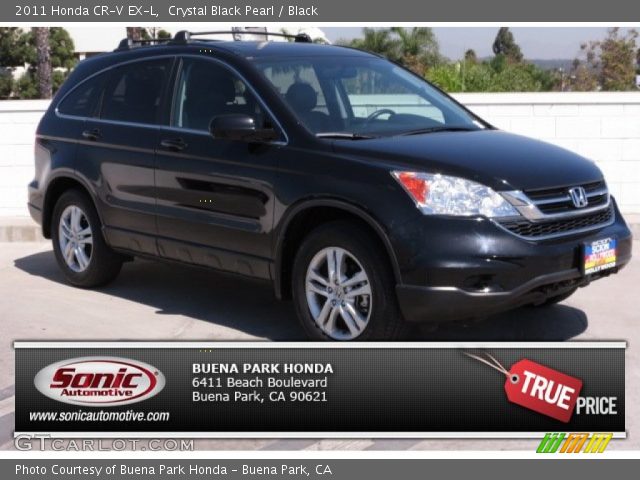 2011 Honda CR-V EX-L in Crystal Black Pearl