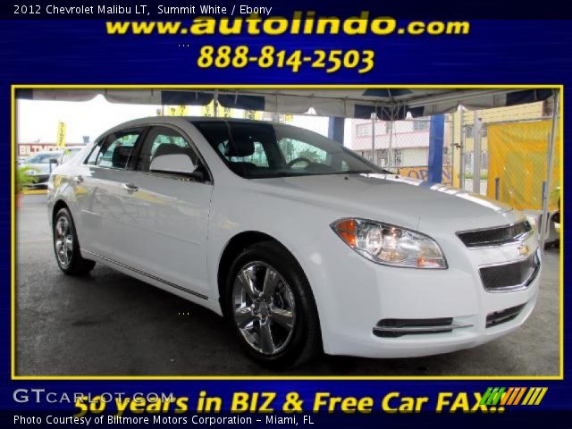2012 Chevrolet Malibu LT in Summit White