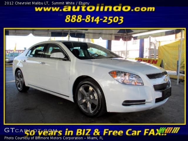 2012 Chevrolet Malibu LT in Summit White
