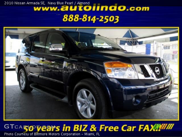 2010 Nissan Armada SE in Navy Blue Pearl