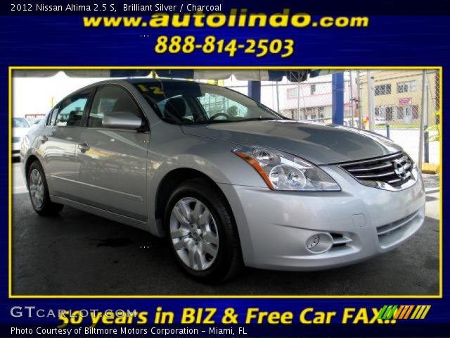 2012 Nissan Altima 2.5 S in Brilliant Silver