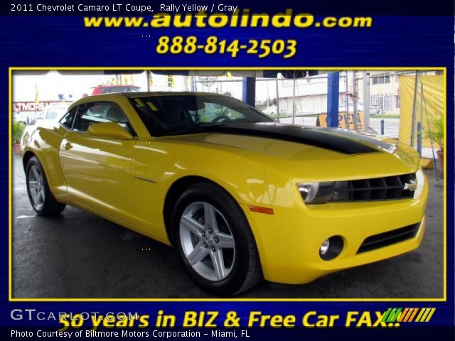 2011 Chevrolet Camaro LT Coupe in Rally Yellow