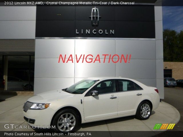 2012 Lincoln MKZ AWD in Crystal Champagne Metallic Tri-Coat