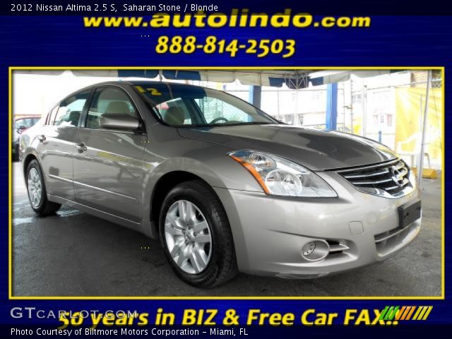 2012 Nissan Altima 2.5 S in Saharan Stone
