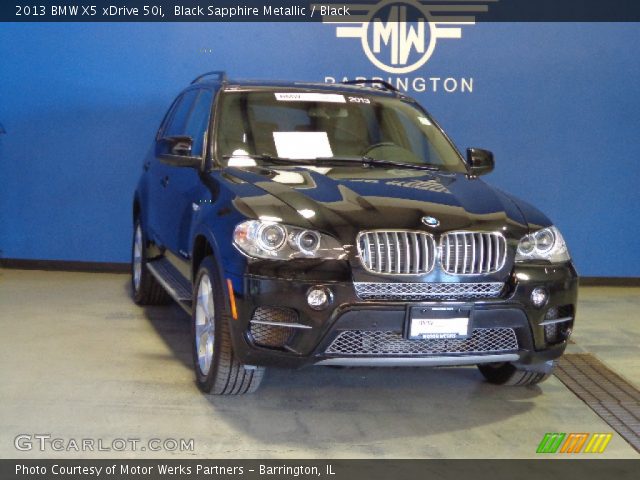 2013 BMW X5 xDrive 50i in Black Sapphire Metallic