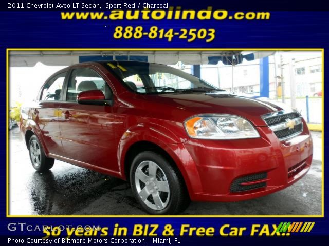 2011 Chevrolet Aveo LT Sedan in Sport Red