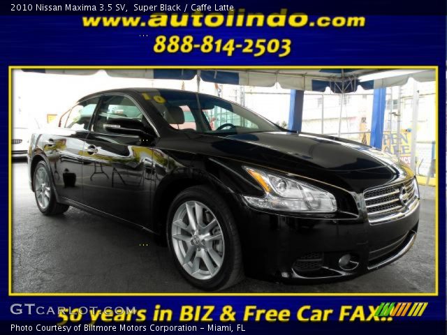 2010 Nissan Maxima 3.5 SV in Super Black