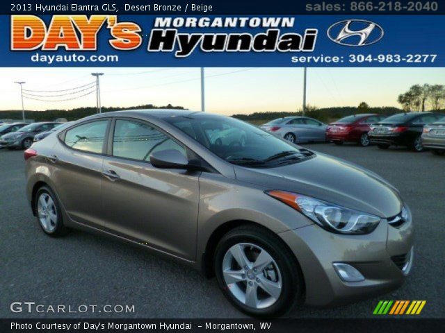 2013 Hyundai Elantra GLS in Desert Bronze
