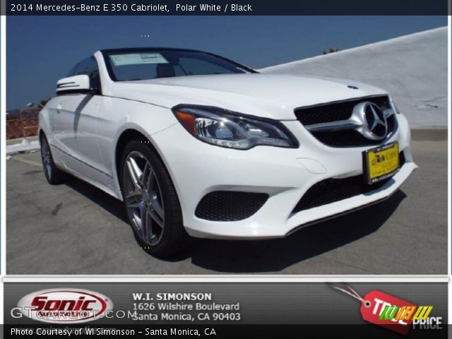 2014 Mercedes-Benz E 350 Cabriolet in Polar White