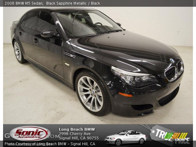 2008 BMW M5 Sedan in Black Sapphire Metallic