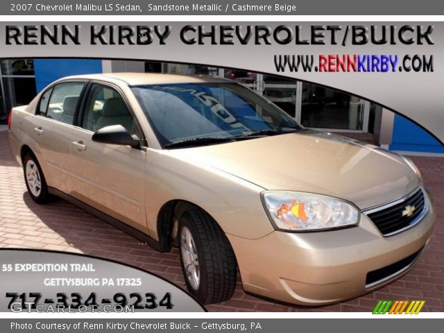 2007 Chevrolet Malibu LS Sedan in Sandstone Metallic