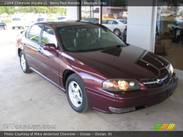 2004 Chevrolet Impala LS in Berry Red Metallic