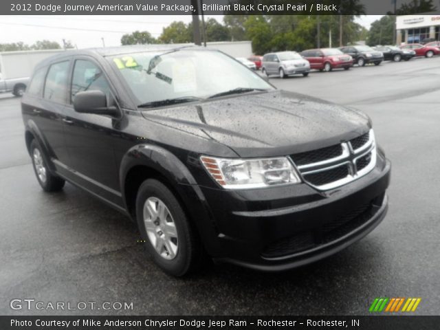 2012 Dodge Journey American Value Package in Brilliant Black Crystal Pearl