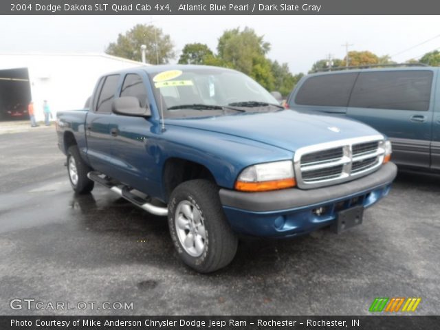 2004 Dodge Dakota SLT Quad Cab 4x4 in Atlantic Blue Pearl