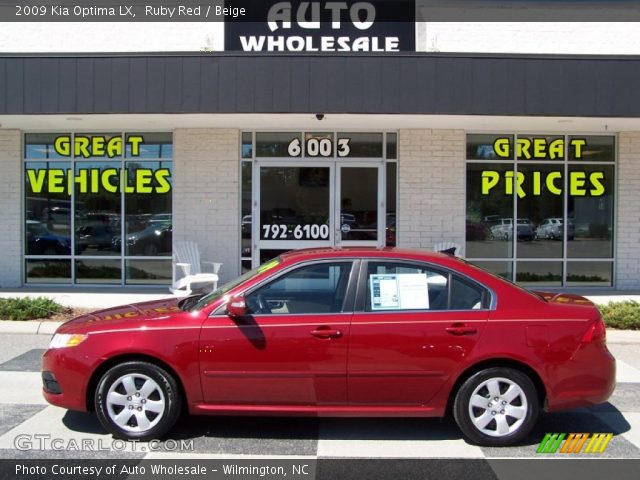 2009 Kia Optima LX in Ruby Red