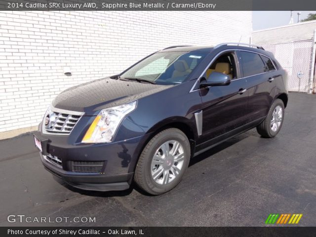 2014 Cadillac SRX Luxury AWD in Sapphire Blue Metallic