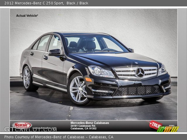 2012 Mercedes-Benz C 250 Sport in Black
