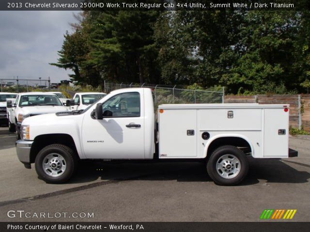 2013 Chevrolet Silverado 2500HD Work Truck Regular Cab 4x4 Utility in Summit White