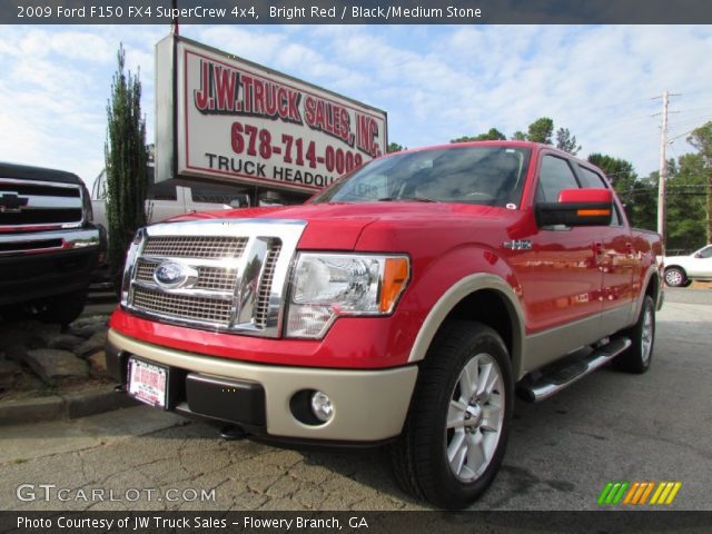 2009 Ford F150 FX4 SuperCrew 4x4 in Bright Red