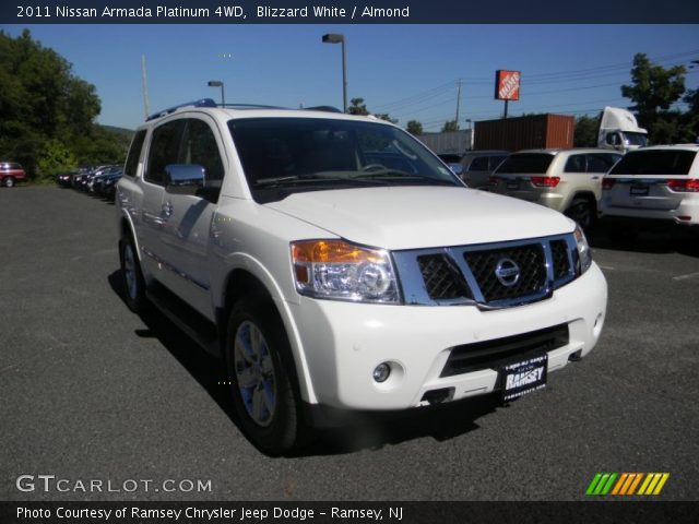2011 Nissan Armada Platinum 4WD in Blizzard White
