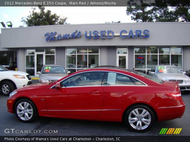 2012 Mercedes-Benz E 350 Coupe in Mars Red