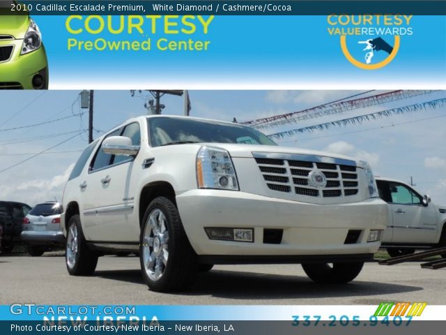 2010 Cadillac Escalade Premium in White Diamond