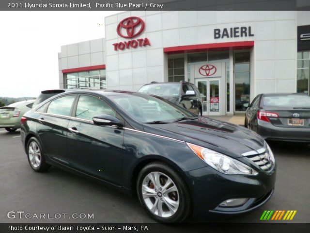 2011 Hyundai Sonata Limited in Pacific Blue Pearl