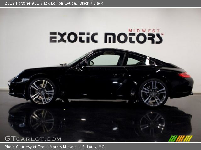 2012 Porsche 911 Black Edition Coupe in Black