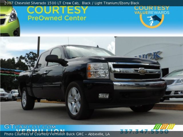 2007 Chevrolet Silverado 1500 LT Crew Cab in Black