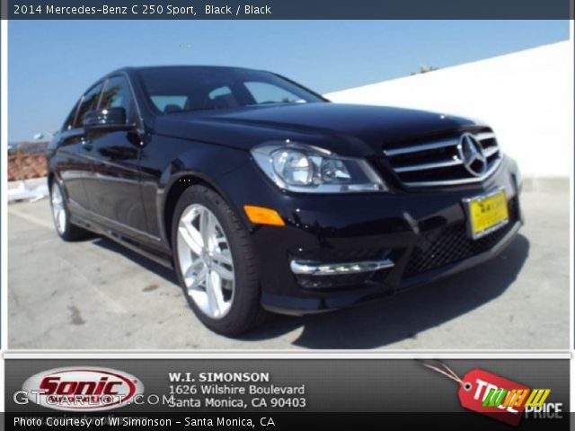 2014 Mercedes-Benz C 250 Sport in Black