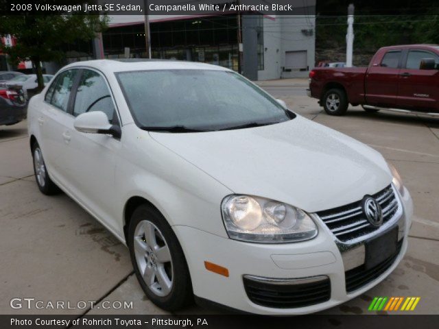 2008 Volkswagen Jetta SE Sedan in Campanella White