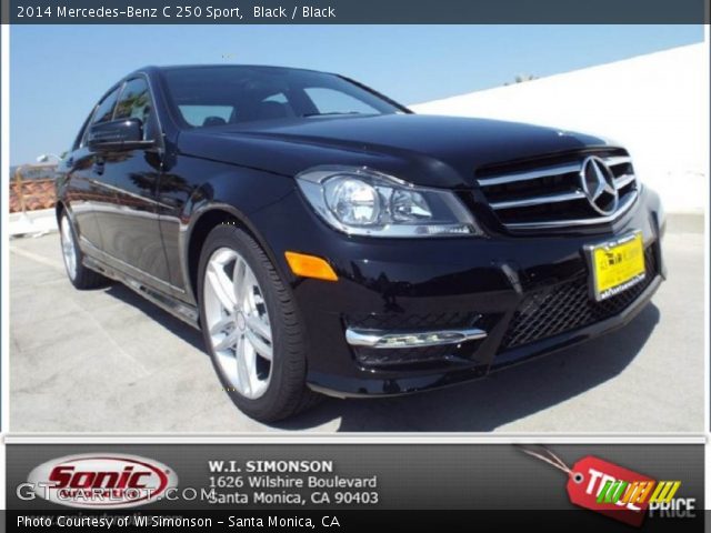 2014 Mercedes-Benz C 250 Sport in Black