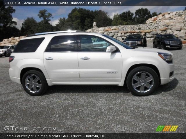 2014 GMC Acadia Denali AWD in White Diamond Tricoat