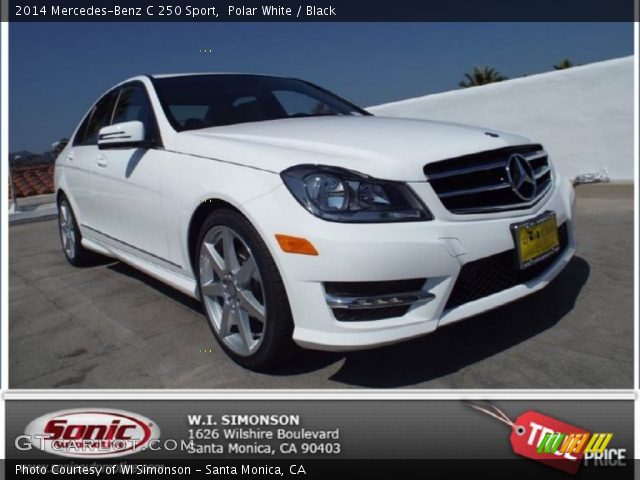 2014 Mercedes-Benz C 250 Sport in Polar White