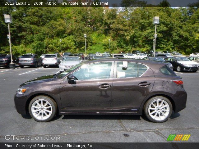 2013 Lexus CT 200h Hybrid in Fire Agate Pearl